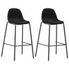 vidaXL 3-tlg. Bar-Set Stoff Schwarz