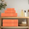 vidaXL G&auml;stet&uuml;cher 10 Stk. Orange 30x50 cm 360 g/m&sup2; 100% Baumwolle