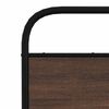 vidaXL Bettgestell ohne Matratze 120x190 cm Braun Eichen-Optik