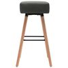 vidaXL Barhocker 2 Stk. Dunkelgrau Stoff