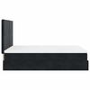 vidaXL Ottoman-Bett mit Matratzen & LEDs Schwarz 140x190 cm Samt