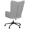 vidaXL Relaxsessel Hellgrau Stoff
