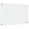 vidaXL K&uuml;chenr&uuml;ckwand Transparent 80 x 50 cm Geh&auml;rtetes Glas