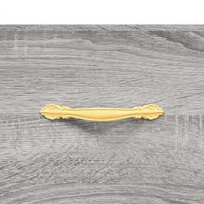 vidaXL Sideboard Grau Sonoma 69,5x34x90 cm Holzwerkstoff