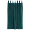 vidaXL Verdunkelungsvorh&auml;nge 2 pcs Dunkelgr&uuml;n 140 x 175 cm Samt