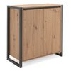 Finori Beistellschrank Denver 1 Artisan-Eiche und Anthrazit