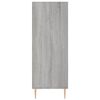 vidaXL B&uuml;cherregal Grau Sonoma 69,5x32,5x90 cm Holzwerkstoff