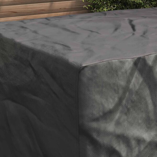 vidaXL M&ouml;belbezug Uni Schwarz 180 x 140 x 90 cm 600D