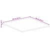 vidaXL Tischplatte 60x60x1,5 cm Quadratisch Raues Massivholz Mango