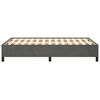vidaXL Bettgestell ohne Matratze Dunkelgrau 120x190 cm Samt
