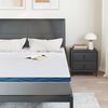 vidaXL Matratzenauflage Wei&szlig; 140 x 190 cm Jacquard Stoff