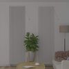vidaXL Balkenjalousien mit Vorh&auml;ngen Wei&szlig; 220 x 65 cm Aluminium