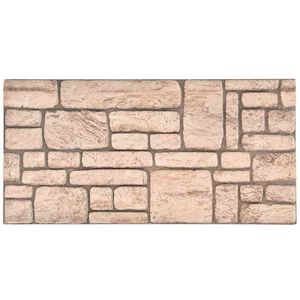 vidaXL 3D-Wandpaneele 10 Stk. Beige Backstein-Optik EPS