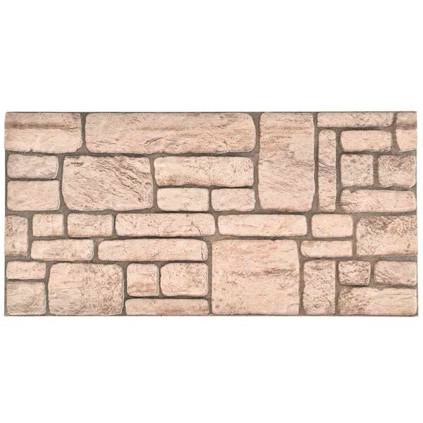 vidaXL 3D-Wandpaneele 10 Stk. Beige Backstein-Optik EPS
