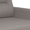vidaXL 2-Sitzer-Sofa Taupe 120 cm Stoff