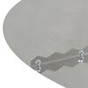 vidaXL geeignet f&uuml;r flachen Baumring Silber &Oslash;60 / 90 cm Edelstahl