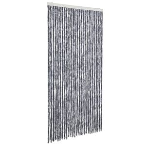 vidaXL Insektenschutz-Vorhang Silbern 118x220 cm Chenille