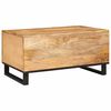 vidaXL Couchtisch Natur 80 x 50 x 40 cm Massivholz Mango