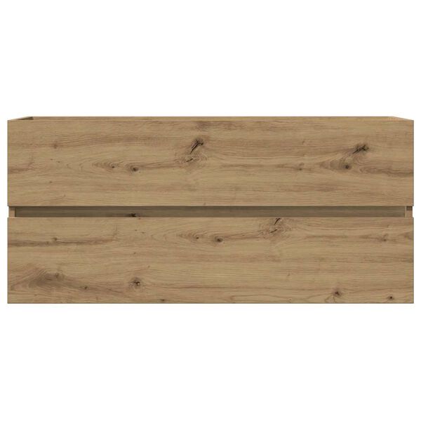 vidaXL Waschbeckenschrank Artisan-Eiche 100x38,5x45 cm Holzwerkstoff