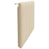 vidaXL Kopfteil-Kissen "Hanko" Creme 90 cm Stoff