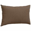 vidaXL Sofakissen 2 pcs Braun 50 x 30 cm Stoff