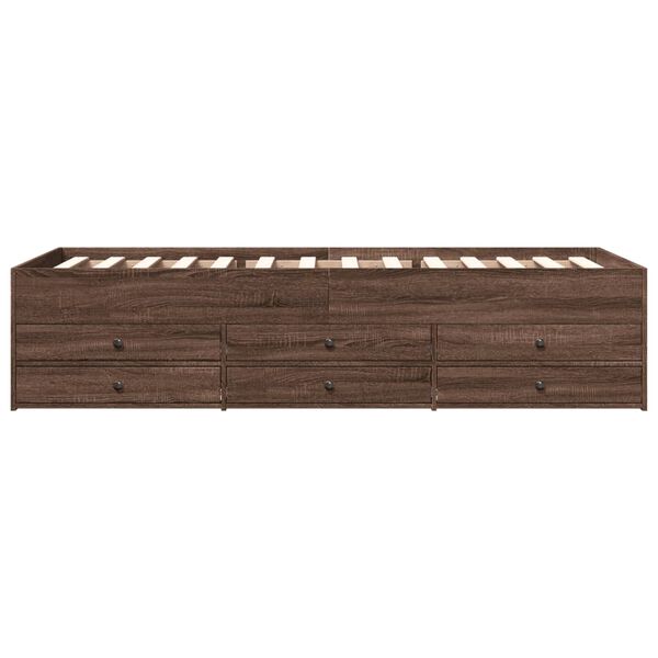 vidaXL Tagesbett mit Schubladen ohne Matratze 90x190 cm