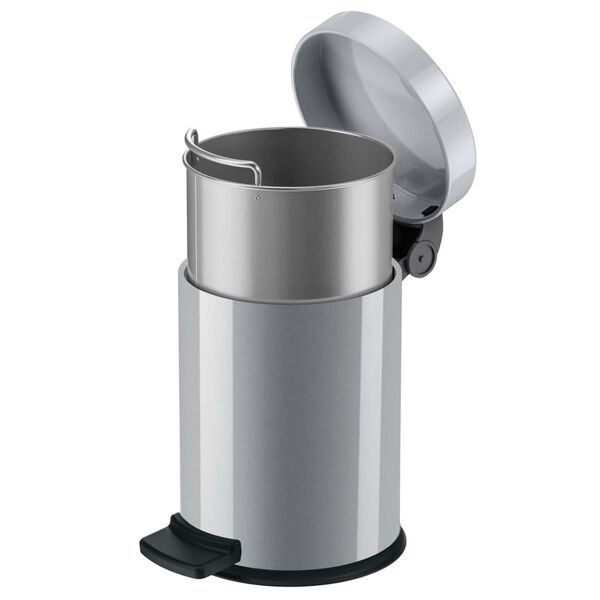 Hailo Tretm&uuml;lleimer Solid S 3 L Silbern