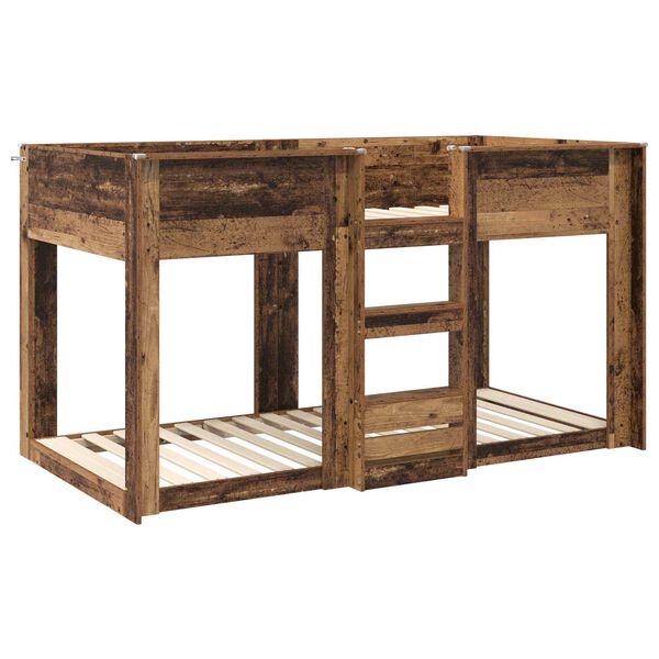 vidaXL Etagenbett f&uuml;r Kinder Altholz 75 x 190 cm Holzwerkstoff