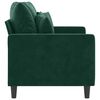 vidaXL 2-Sitzer-Sofa Dunkelgr&uuml;n 120 cm Samt