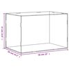 vidaXL Displaybox Transparent 56x36x37 cm Acryl