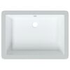 vidaXL Waschbecken Wei&szlig; 55,5x40x18,5 cm Rechteckig Keramik