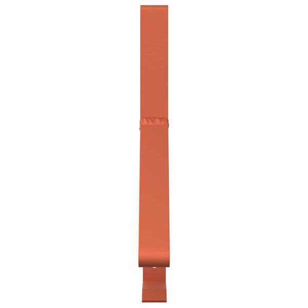 vidaXL Schneew&auml;chter Unterst&uuml;tzung Rot 29,5 x 3 x 34,5 cm Stahl