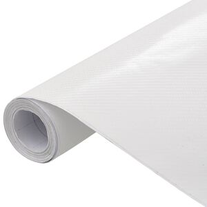 vidaXL Autofolie 4D Wei&szlig; 100x150 cm