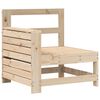 vidaXL 4-tlg. Garten-Sofagarnitur Massivholz Kiefer