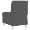 vidaXL | Modulares Armfreies Sofa | Dunkelgrau 55 x 74 x 82 cm Cordstoff