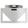 vidaXL Futtertr&ouml;ge f&uuml;r Nutztiere Silber 108 x 50 x 28 cm