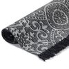 vidaXL Kelim-Teppich Baumwolle 160x230 cm mit Muster Grau