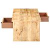 vidaXL Couchtisch 88x50x38 cm Raues Mangoholz