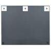 vidaXL Wandspiegel ohne Rahmen mit LED-Beleuchtung Rechteckig Glas
