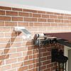 vidaXL Markise Automatisch mit LEDs Braun 500x300 cm