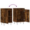 vidaXL Sideboards 2 Stk. R&auml;uchereiche 40x35x70 cm Holzwerkstoff