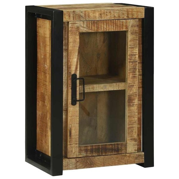 vidaXL Badezimmerschrank Braun 40 x 30 x 60 cm Massivholz Mango