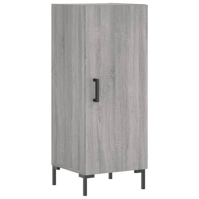 vidaXL Highboard Grau Sonoma 34,5x34x180 cm Holzwerkstoff