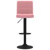 vidaXL Barhocker Rosa Samt