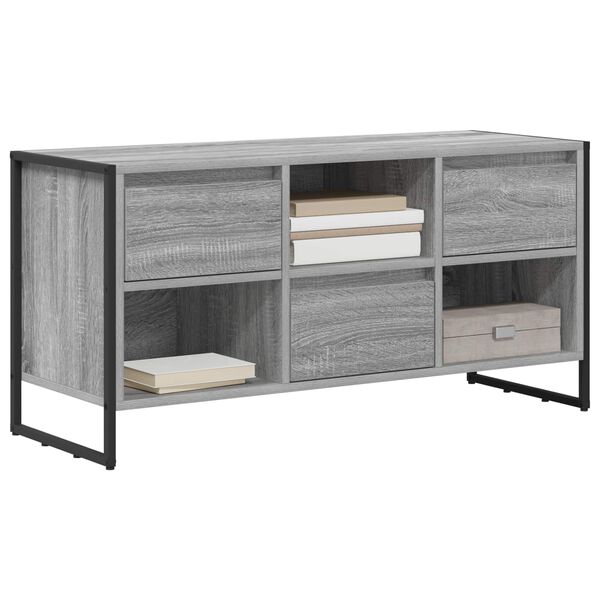 vidaXL TV-Schr&auml;nk Graues Sonoma 100 x 36 x 49,5 cm Holzwerkstoff