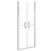 vidaXL Duscht&uuml;r Transparent ESG 86x190 cm