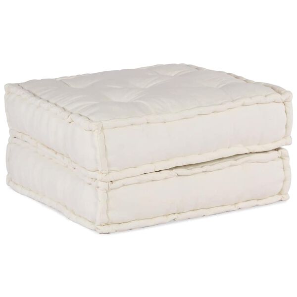 vidaXL Modulares Sofaelement Creme 70x70x36 cm Stoff