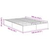 vidaXL Ottoman Bettgestell Ger&auml;ucherte Eiche 193 x 120 x 25 cm