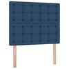 vidaXL Aufbewahrungsbett mit Matratze Blau 120 x 200 cm Polyester