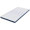 vidaXL Matratzenauflage Wei&szlig; 120 x 200 cm Jacquard-Stoff